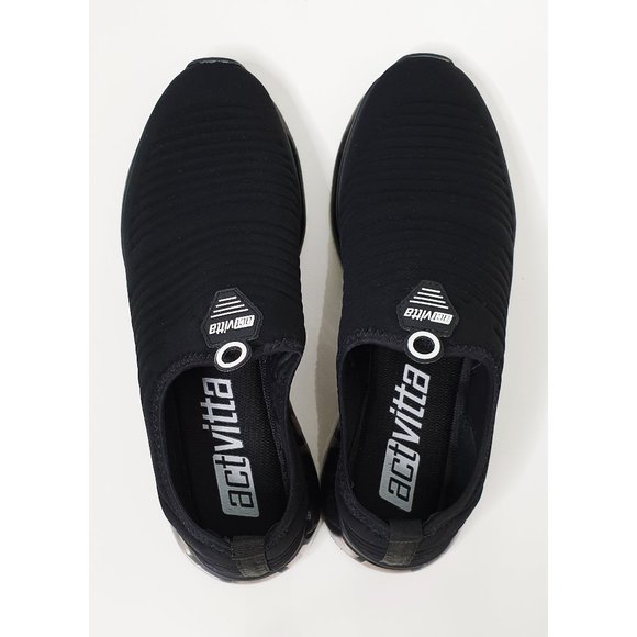 Activitta comfortable cushioned active casual black shoes - size AU10 - US10 - - Picture 3 of 7